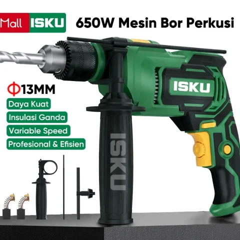 ISKU Mesin Bor Drill Impact 650W - Bor Beton Tembus