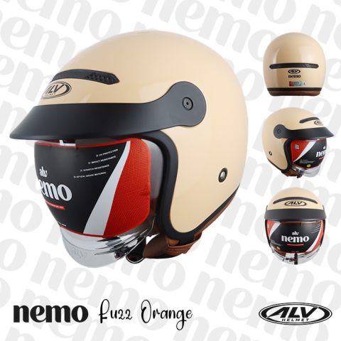 Helm ALV NEMO 100% ORIGINAL SNI [ Termurah ] Half