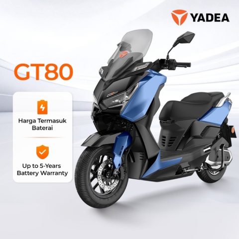 Motor listrik Yadea GT80 3000 watt 72V50ah garansi