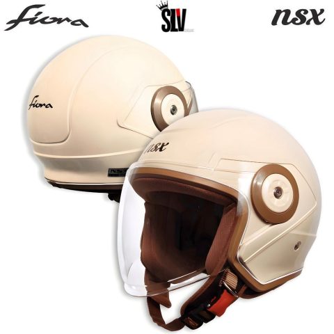 HELM NSX FIORA SNI ORIGINAL HIJAB FRIENDLY CREAM