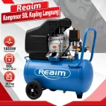 Reaim Kompresor Angin Listrik 50L Set Perkakas