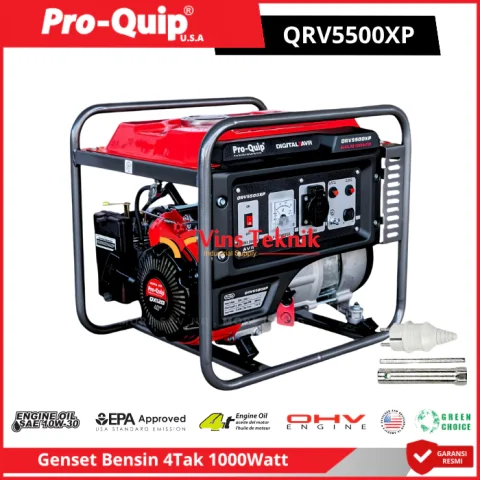 PROQUIP QRV5500XP Mesin Genset Listrik Bensin 4Tak