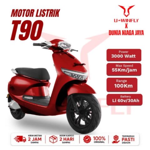 Motor Listrik Uwinfly T90 Lithium 3000W -Bergaransi